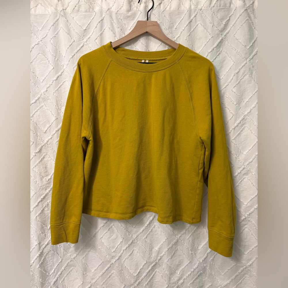 Anthropologie Golden Yellow Knit Top